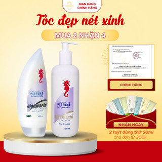 Sữa tắm cá ngựa PERFUME ALGEMARIN 300-500ml chăm sóc da, dưỡng trắng, hương nước hoa