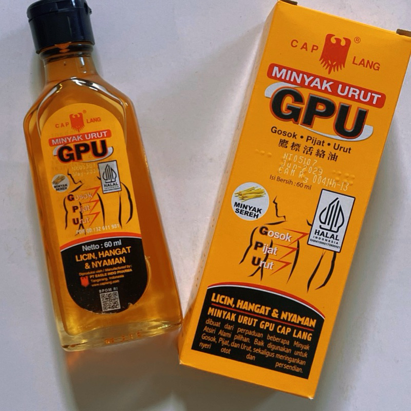 Dầu gừng GPU Indonesia 60ml