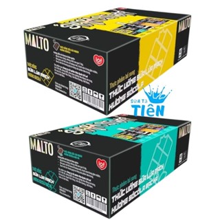 Thùng 48 hộp sữa lúa mạch hương socola - socola bạc hà LOF Malto 180ml( Giá bán đã trừ tất cả khuyến mãi in trên thùng)