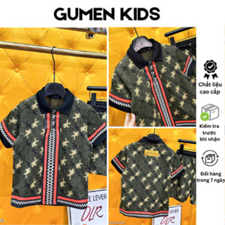 Bộ Quần Áo Luôn Vui Tươi Họa Tiết Kẻ Séc Dành Cho Bé Cực Hot - Bộ Quần Áo Cho Bé Trai Full Logo Mẫu Mới Nhất