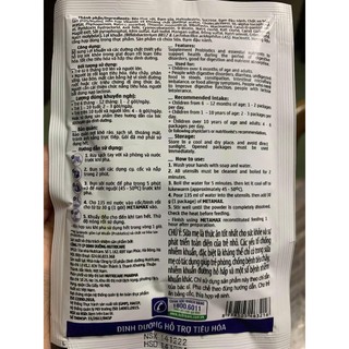 Sữa gói Metamax 300g (cho người rối loạn tiêu hóa, phòng táo bón- tiêu chảy, phục hồi niêm mạc ruột)
