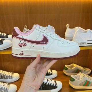 Giày _Nike Air Force 1 low Valentine Day White Pink, Giày AF1 Trắng Đỏ Siêu Hot 2023, Full Box Bill