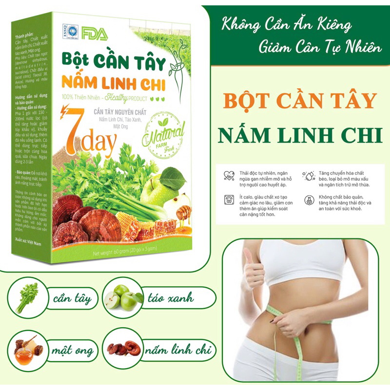 cần Tây nấm linh chi