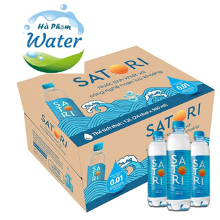 Nước suối Satori Tinh Khiết Hoàn Lưu Khoáng Chai 500ml