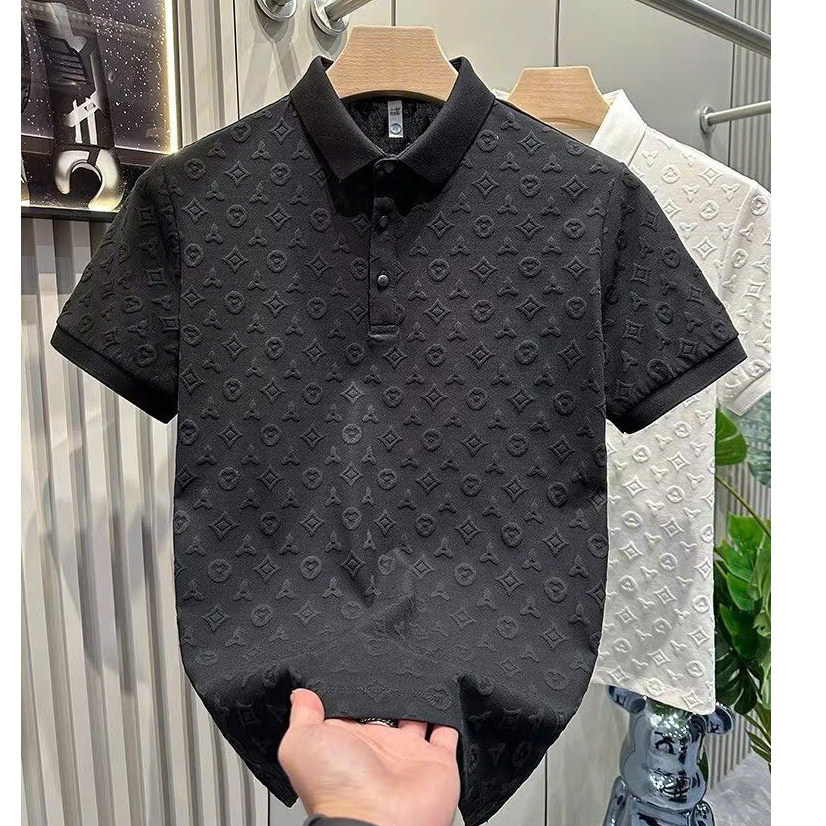 Áo thun nam có cổ boy phố polo nam tay ngắn