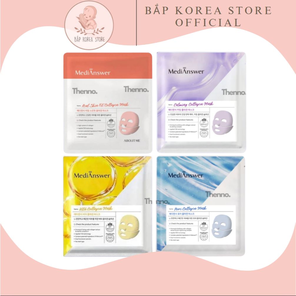 Mặt nạ Medi Answer Vita Collagen (hộp 5 miếng)