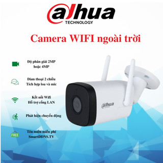 Camera WIFI Dahua ngoài trời 1230DT 2MP, 1430DT 4MP tích hợp đàm thoại 2 chiều chính hãng