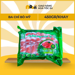 Ba chỉ bò Mỹ cuộn dải 450g Ngon Food Giao Hỏa Tốc Hà Nội