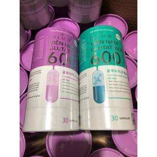 Viên uống trắng da Glutathione 600 Dr Lacir mờ nám giảm nhăn chống lão hóa tăng nội tiết tố nữ 2025