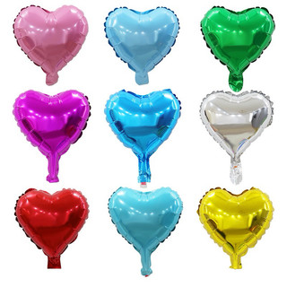 Bóng tráng nhôm trái tim size 10inch~20cm trang trí sinh nhật