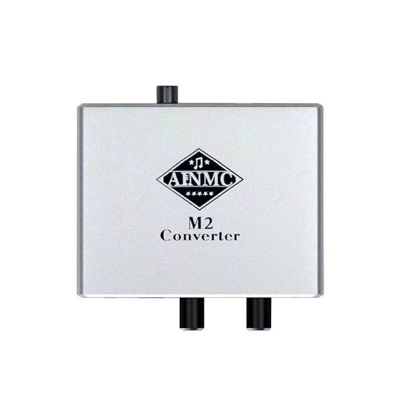 Box Livestream M2 Converter Âm Thanh Stereo Chuyên Dùng Cho IP Và Type C , Box M2 Đầy Đủ Dây Kết Nối