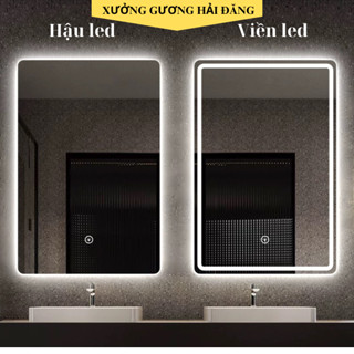 Gương Hình Chữ Nhật Treo Tường Cảm Ứng Hậu Led Cao Cấp