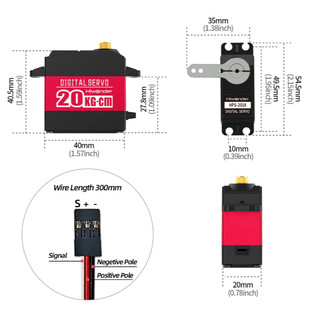Động cơ Digital RC Servo HiWonder HPS-2018 20kg