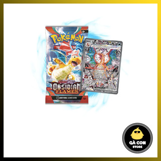 [ Tách lẻ gói ] Thẻ bài Pokemon TCG Booster Box Scarlet & Violet: Obsidian Flames