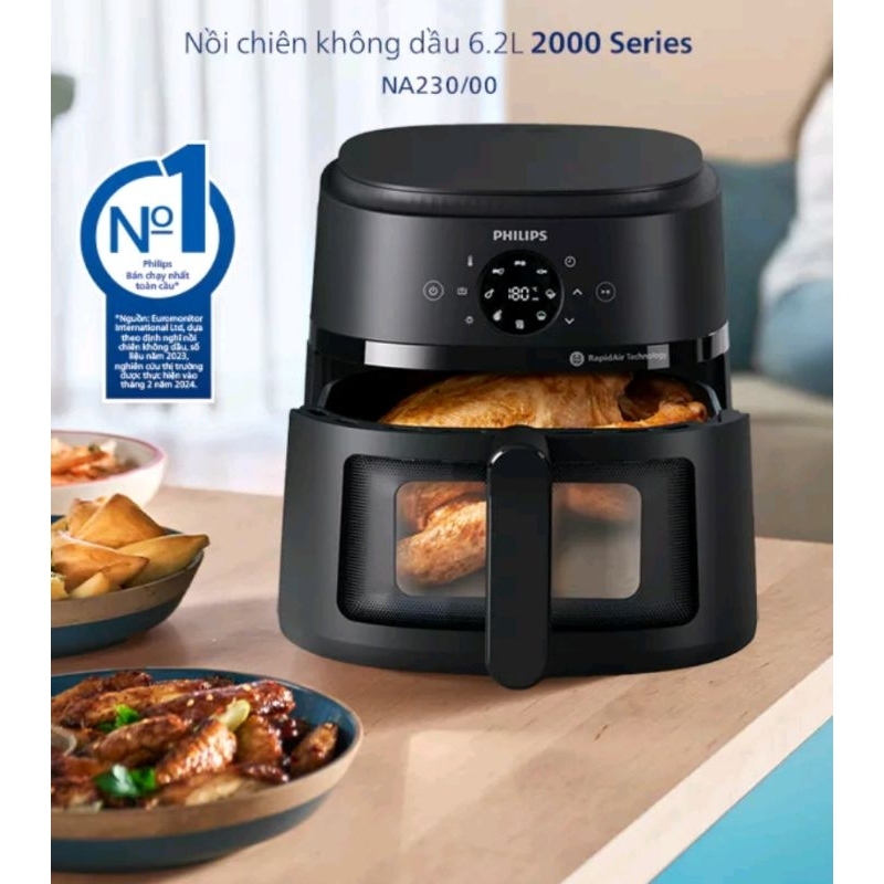 Nồi chiên không dầu Philips NA231 và NA230 và NA1500