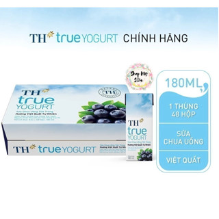 SỮA CHUA UỐNG TIỆT TRÙNG TH TRUE MILK HƯƠNG VIỆT QUẤT  180ML * 48 HỘP