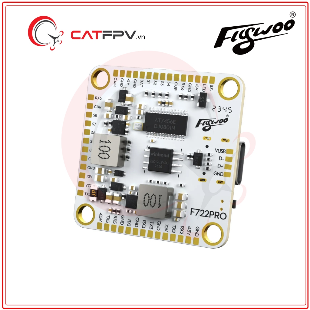 Mạch Điều Khiển Flywoo Goku F722 Pro V2 30X30
