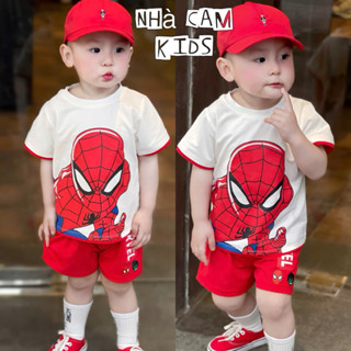 Bộ Cộc Cho Bé , Bộ Người Nhện Cotton Cho Bé Trai - Nhà Cam