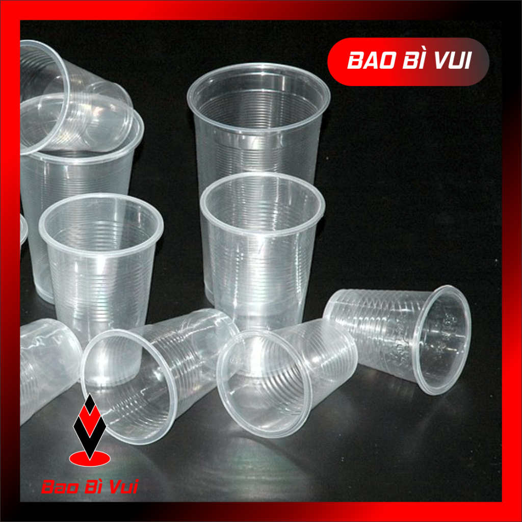 [50 cái] Ly nhựa cỡ nhỏ PP 80ml 120ml 220ml , ly nhựa dùng thử - BAO BÌ VUI