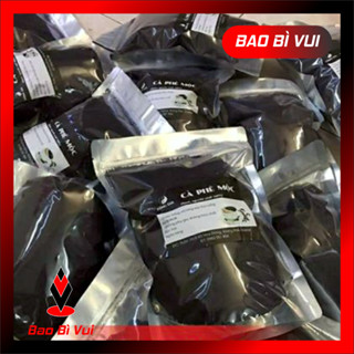 Túi zip mặt bạc mặt trong đựng cà phê tinh bột - BAO BÌ VUI