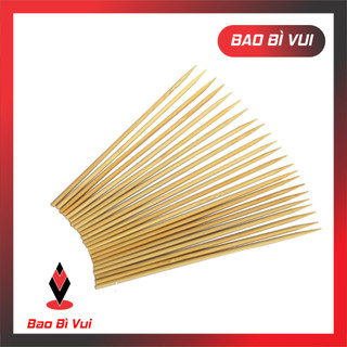 Que xiên tre 15 CM / 20 CM/ 25 CM/ 30 CM , xiên nướng tôm - BAO BÌ VUI