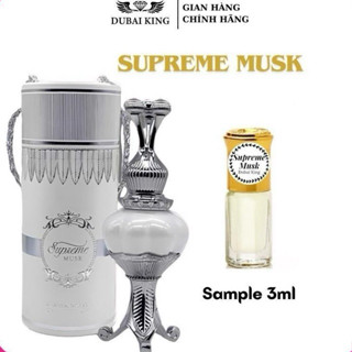 Dubai King _  3ml TINH DẦU NƯỚC HOA DUBAI SUPREME MUSK - MÙI HƯƠNG DỄ THƯƠNG - LƯU HƯƠNG 2-3 ngày