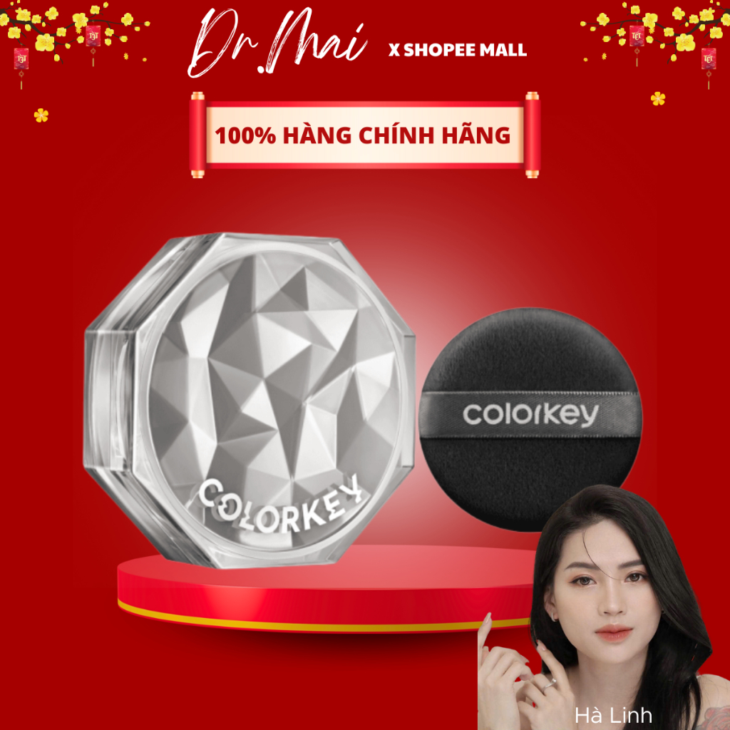 Phấn Phủ Dạng Bột COLORKEY Siêu Mịn Giúp Lớp Trang Điểm Tự Nhiên 8g - myphamdrmai