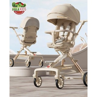 Xe đẩy PHOENIX mẫu mới 2025 siêu xịn cho bé tặng kèm bàn ăn dặm có nhạc đèn_Hulk.Kids