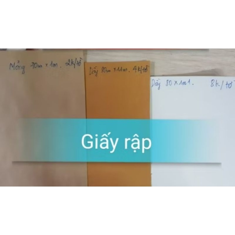 Combo 10 tờ Giấy để vẽ rập loại mỏng