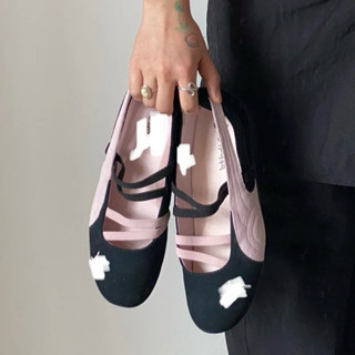  Giày lười slipon bigsize nam nữ Pu_ma ballet màu đen hồng cao cấp  sneaker búp bê nữ siêu xinh êm nhẹ 