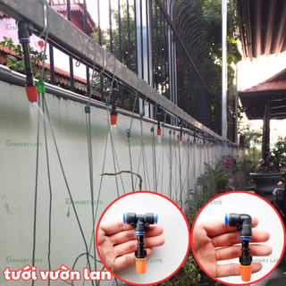 Sét 20M 10M Ống LDPE 8mm Dây PE 8mm Phi 8 Li Dùng Gắn Béc Và Phụ Kiện Tưới, Phun Sương Làm Mát