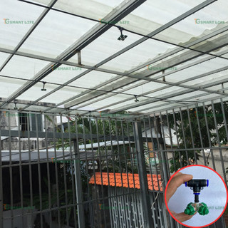 Sét 20M 10M Ống LDPE 8mm Dây PE 8mm Phi 8 Li Dùng Gắn Béc Và Phụ Kiện Tưới, Phun Sương Làm Mát