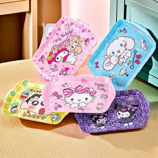 🌸𝐓𝐀̣̆𝐍𝐆 𝐐𝐔𝐀̀🌸 Dĩa hình chữ nhật Doremon Hello Kitty - Kuromi - Melody - Cinnamoroll - Doraemon