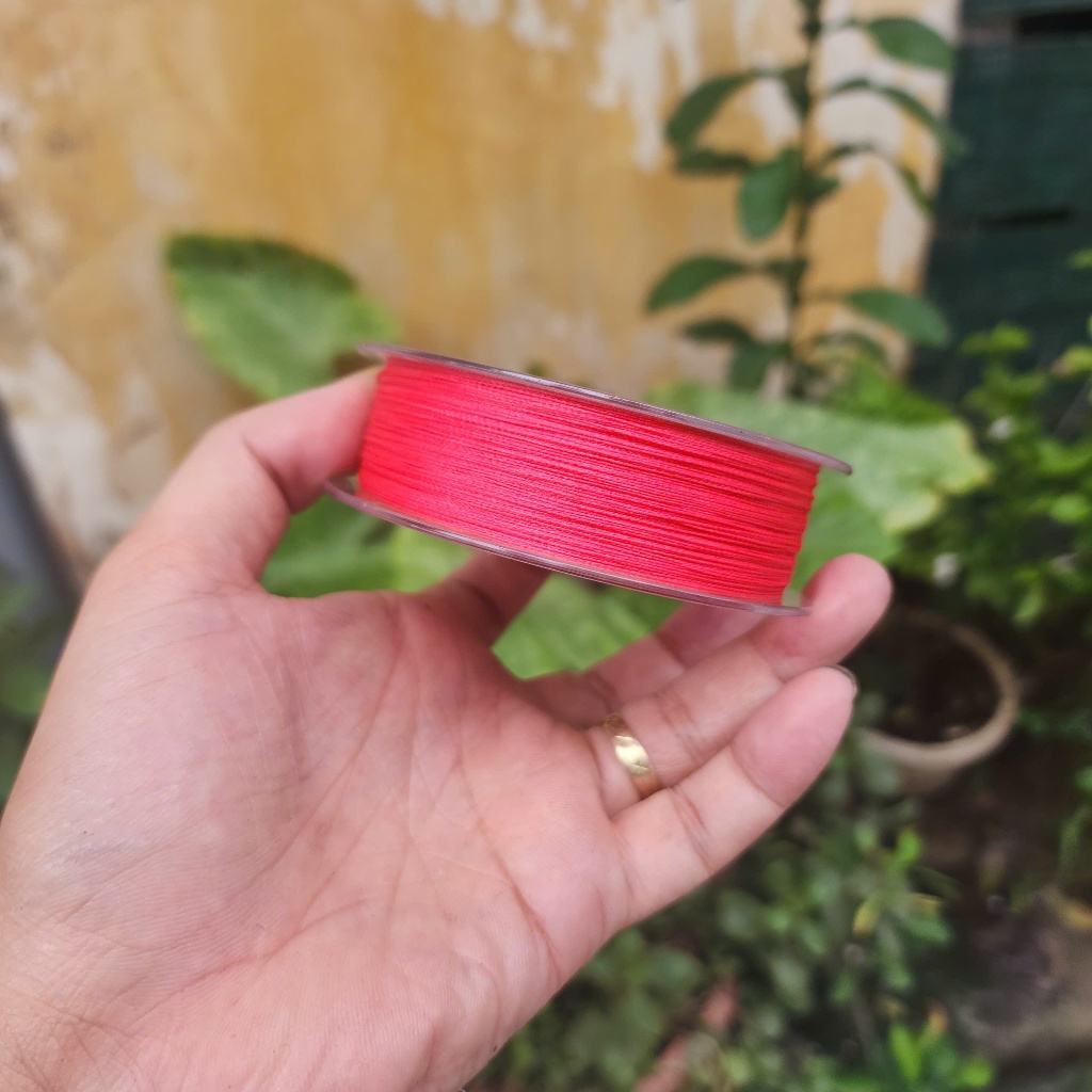 [Dây Lure] Dây câu Pe X4 Shuttle - Màu Đỏ Siêu HOT