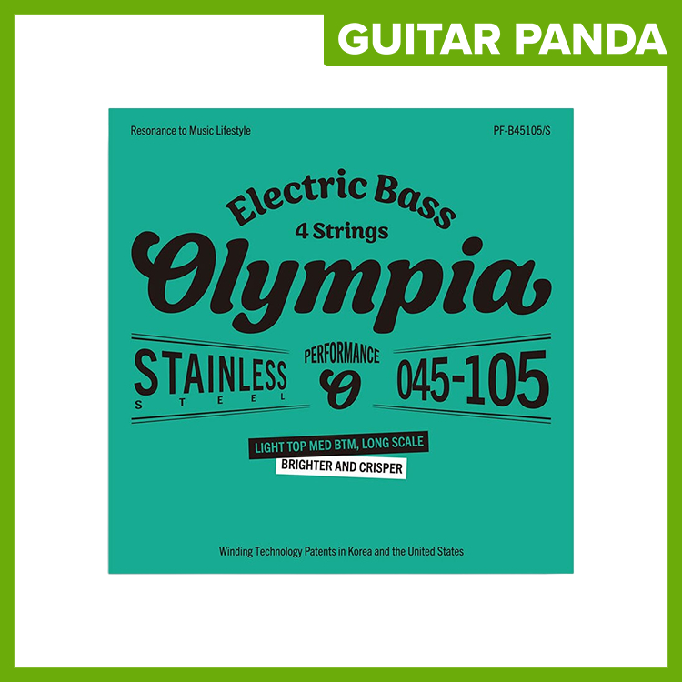 Chính hãng - Seri 2025 Olympia Dây Đàn Guitar Bass Olympia PFB45105S và PFB45128S Korea Performance
