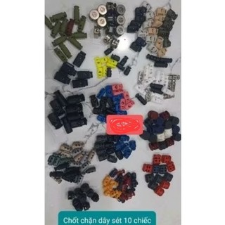 Chốt chặn dây rút 1 lỗ, 2 lỗ. (túi 10c)