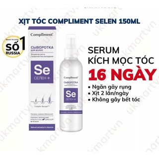 Dưỡng Tóc Compliment SE Selen++ giúp tóc mềm mượt, giảm rụng và nhanh mọc tóc