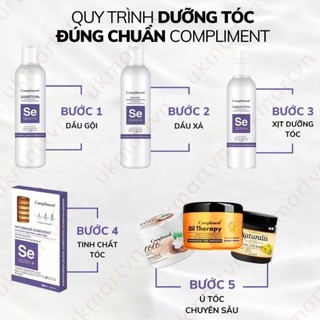 Dưỡng Tóc Compliment SE Selen++ giúp tóc mềm mượt, giảm rụng và nhanh mọc tóc