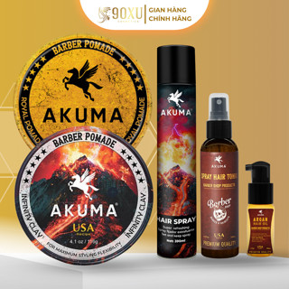Sáp Vuốt Tóc AKUMA , gôm xịt giữ nếp tóc, xịt tạo phồng tóc, tinh dầu dưỡng tóc