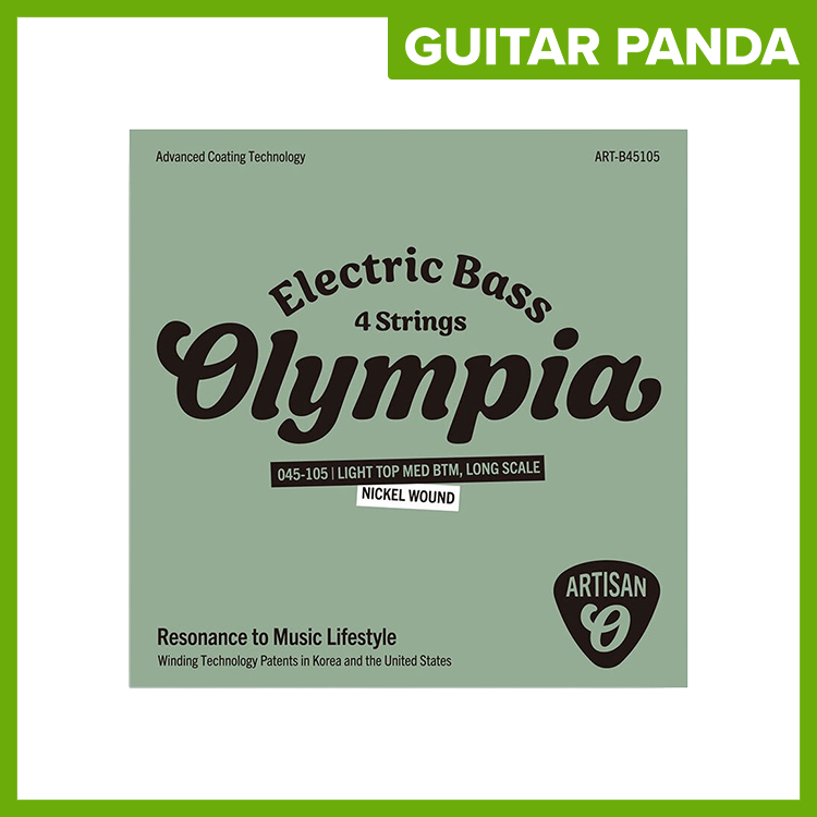 Chính hãng - Seri 2025 Olympia Dây Đàn Guitar Bass Olympia ARTB Korea cao cấp ARTB45105 và ARTB45128