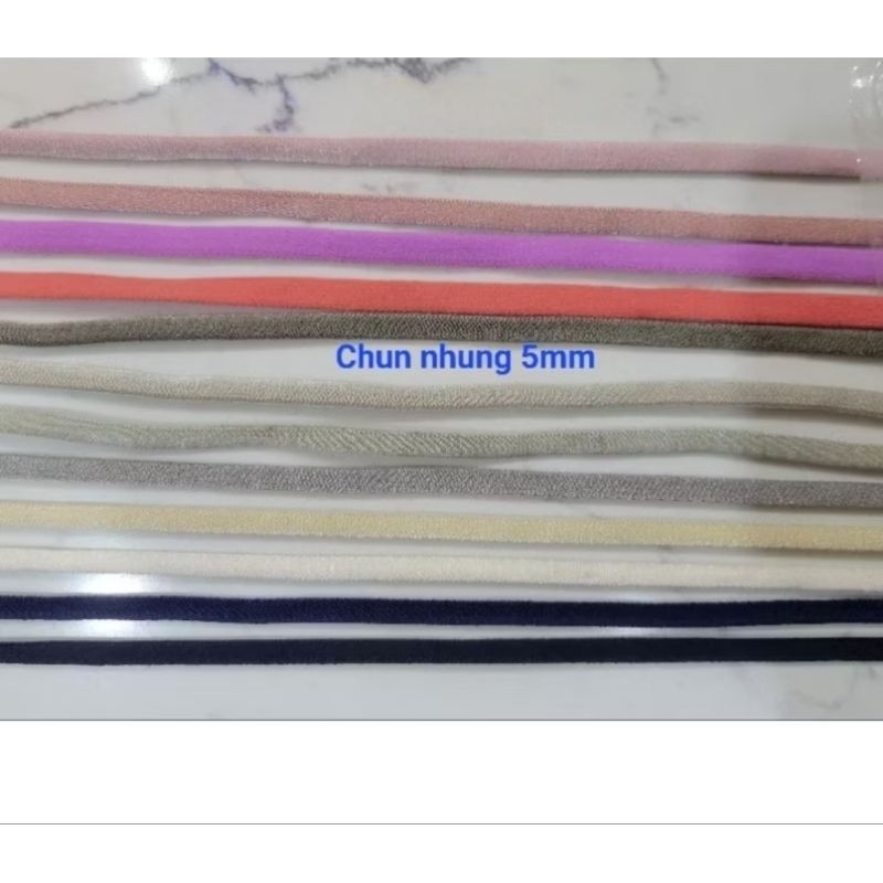 Chun quai nhung 5mm (cuộn 3m)
