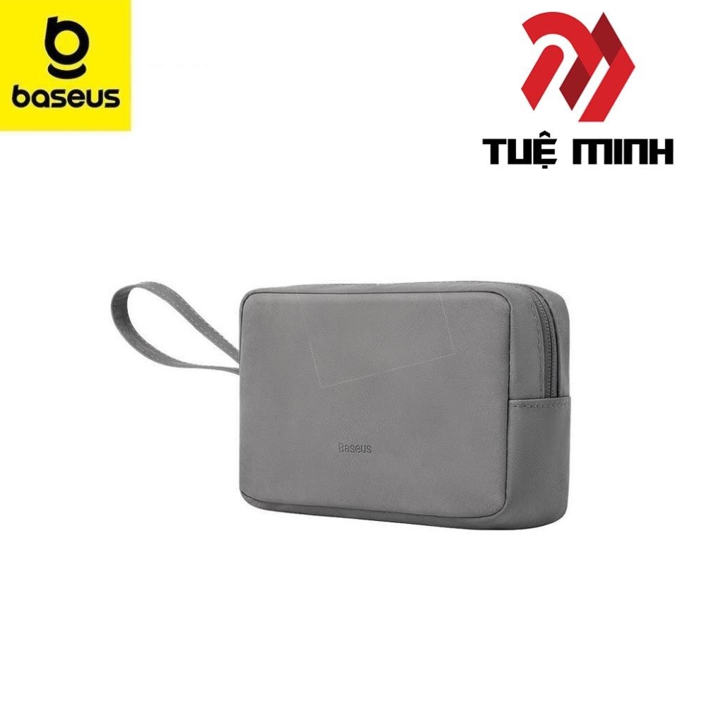 Túi Đựng Phụ Kiện Da Pu Chống Thấm Nước Baseus Easy Journey Series Storage Bag Có Khoá Kéo