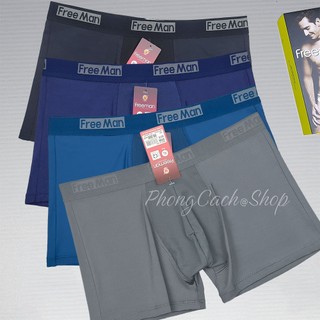  Freeman 6510 - Quần lót nam BOXER thun lạnh pha lụa siêu mát chính hãng Freeman 6510 