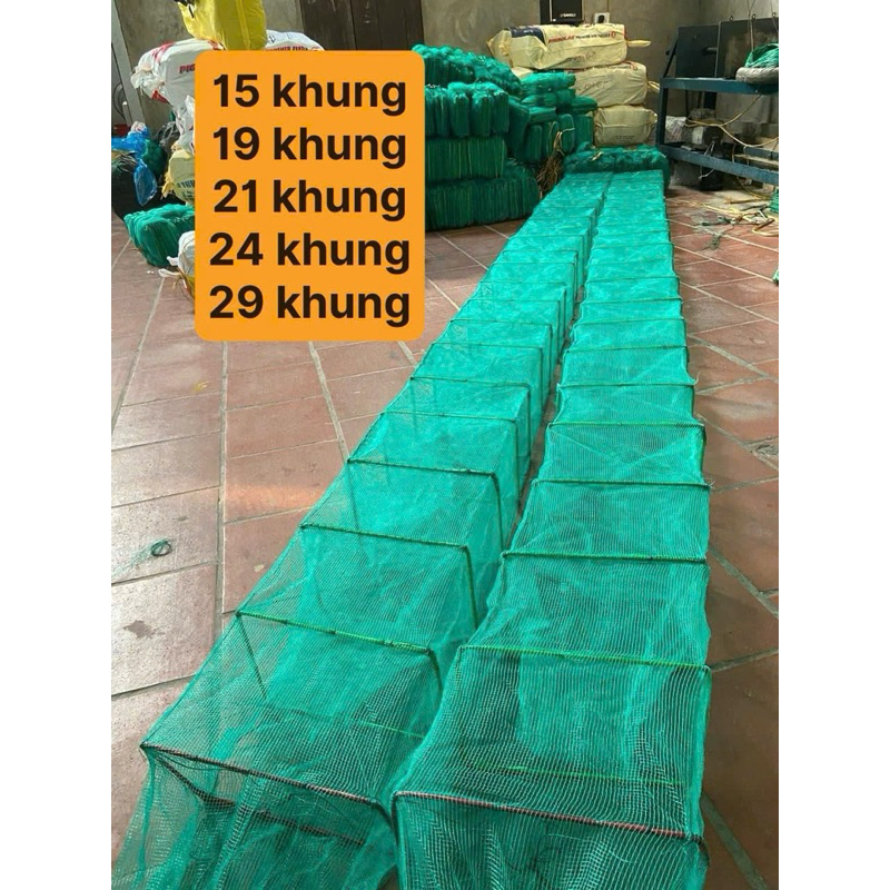 Lồng Bát Quái 12 cửa ngục đánh tôm cá mắt cước chã 3ly