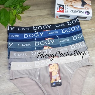 Body silver 708 - Quần lót nam vải thun lụa siêu mịn siêu mát - Body silver 708