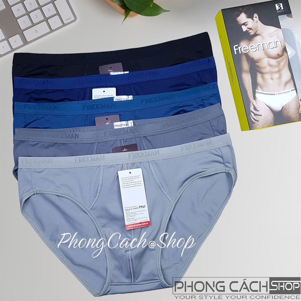 Freeman 6042 - Quần Lót Nam Thun Lạnh Cao Cấp Siêu Mát Lưng Nhỏ Mặc Nhẹ - Freeman 6062 Big size