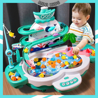  Đồ Chơi Câu Cá Tháp Trượt Có Nhạc Đồ Chơi Trẻ Em Câu Cá Điện Size Lớn đa chức năng cho bé 