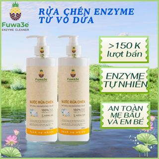  Nước Rửa Chén Hữu Cơ Fuwa3e Organic Enzyme Sinh Học 100ml An Toàn Cho Bé bảo Vệ Da Tay 