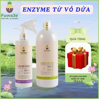   Tặng Rửa Chén  Combo Nước Lau Sàn Nhà Lau Tủ Lạnh Bàn Bếp Đa Năng Fuwa3e Thành Phần Tự Nhiên 