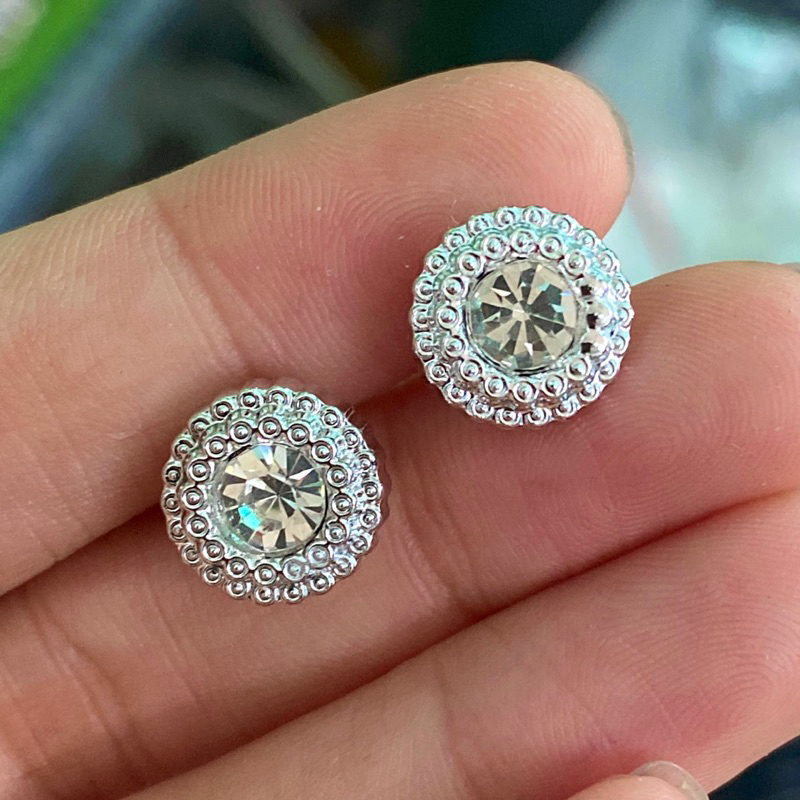 set 10 NÚT SƠ MI GIẢ ĐÁ SIZE 1.1cm ( nhựa si)